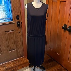 JJill wearever collection black sleeveless dress